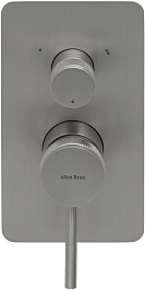 Allen Brau Смеситель для ванны Priority 5.31A11-BN (с внутренней частью, 3 выхода) никель – фотография-8